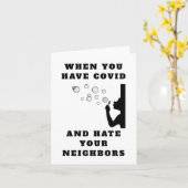 隣人を怒らせて憎むとき カード (黄色い花)