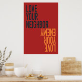 隣人を愛し、敵を愛せよ ポスター (キッチン)