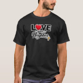 隣人を愛する - キリスト教 Tシャツ (正面)