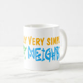 隣人を愛せよ コーヒーマグカップ (正面右)