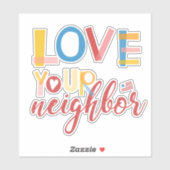 隣人を愛せよ シール (シート)