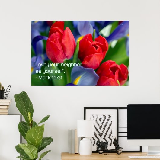隣人を愛せよ ポスター (ホームオフィス)