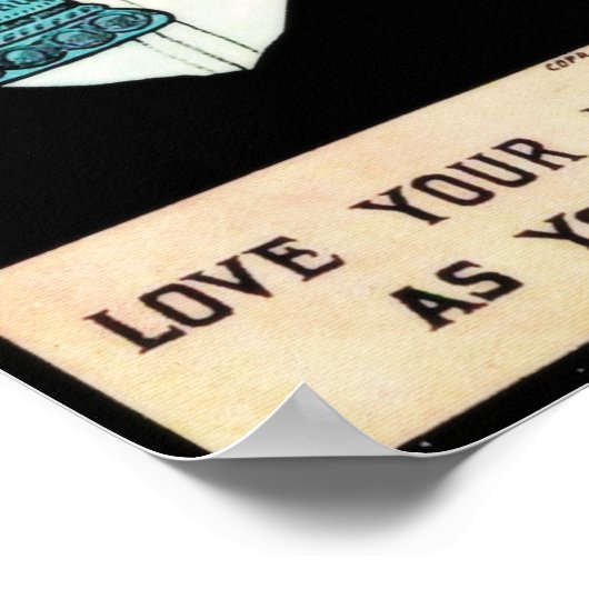 隣人を愛せよ ポスター (角)