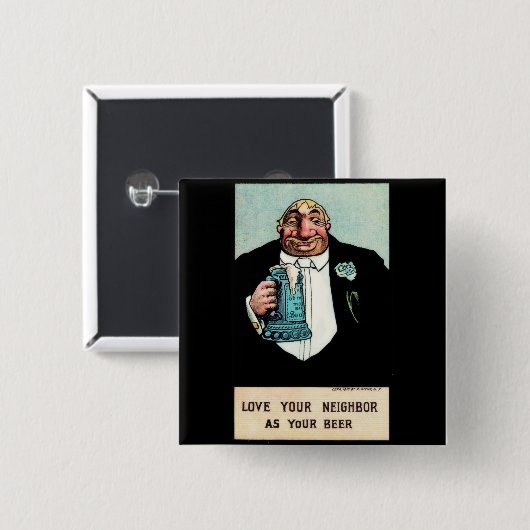 隣人を愛せよ 缶バッジ (正面&裏面)