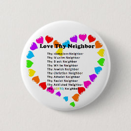 隣人を愛せよ 缶バッジ