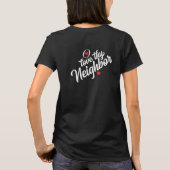 隣人を愛せよ Tシャツ (裏面)