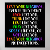 隣人を愛やる気を起こさせるする教室 ポスター (正面)