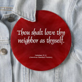 隣人ガラテヤ人を愛せよ5:14 缶バッジ (インサイチュ)