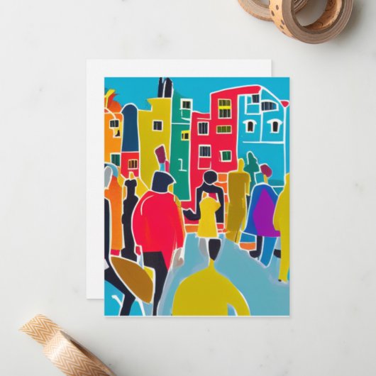 隣人 ノートカード (正面/裏面インサイチュ)