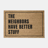 隣家の方が物が好い ドアマット (正面)