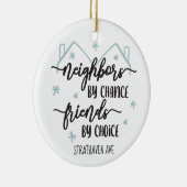 隣接クリスマスツリーオーナメントギフトカスタム セラミックオーナメント (右)