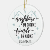 隣接クリスマスツリーオーナメントギフトカスタム セラミックオーナメント (左)