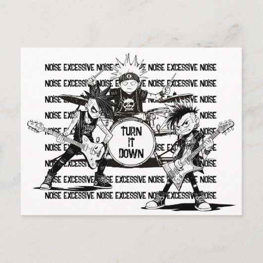 隣接フレンドリールータの過剰なノイズ減らメッセージ ポストカード (正面)