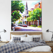 隣接フレンドリー者 キャンバスプリント (インサイチュ (寝室))