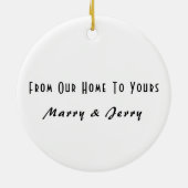 隣接最高の版 セラミックオーナメント (裏面)