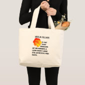 雄々しいライオンの頭部 ラージトートバッグ (正面(商品))