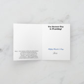 雄おもしろいと雌の配管工のデイカード カード (内部)