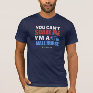 雄おもしろいパーソナライズされたナース Tシャツ