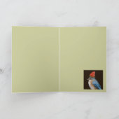 雄と雌のブルーバードカード カード (内部)