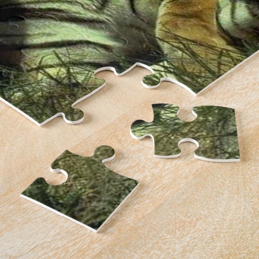 雄と雌の虎 ジグソーパズル (側面)