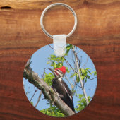 雄のキツネザル キーホルダー (正面)