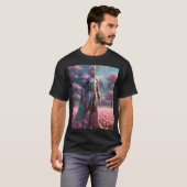 雄の悪魔の角 Tシャツ (正面フル)