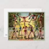 雄の曲芸師 ポストカード (正面/裏面)