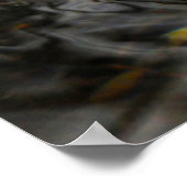 雄の木製ダックアットクリスタル春シャクナゲ ポスター (角)