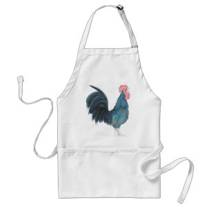 雄ん鶏落書きdooのCockerel スタンダードエプロン