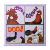 雄ん鶏落書きDoo! タイル (正面)