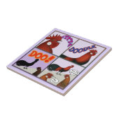 雄ん鶏落書きDoo! タイル (側面)