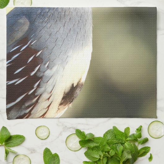 雄ウズラ キッチンタオル (折り畳み)