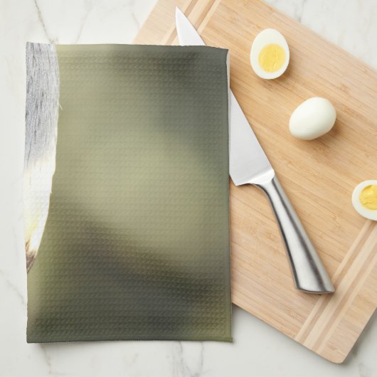 雄ウズラ キッチンタオル (四つ折り)