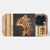 雄エルクのiPhoneケース Case-Mate iPhoneケース (裏面横)