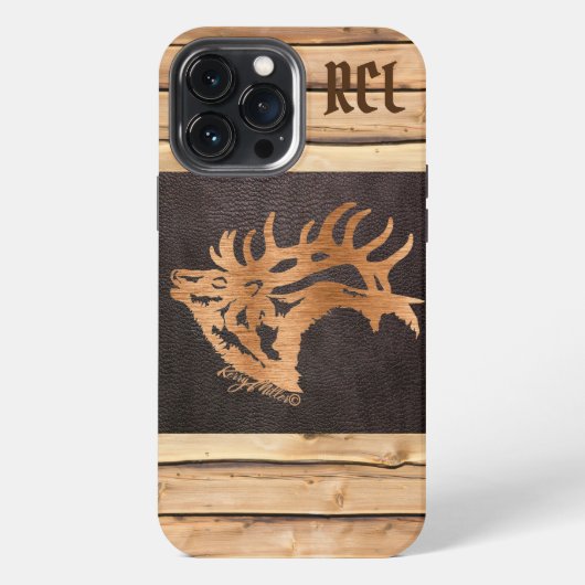 雄エルクのiPhoneケース Case-Mate iPhoneケース (裏面)