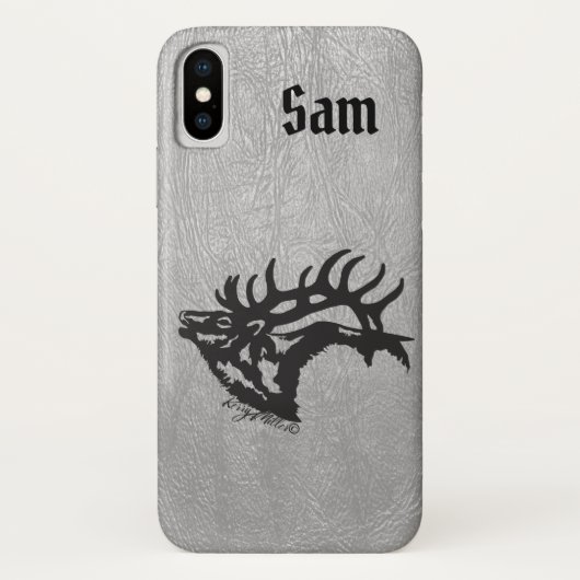 雄エルクのiPhoneケース Case-Mate iPhoneケース (裏面)