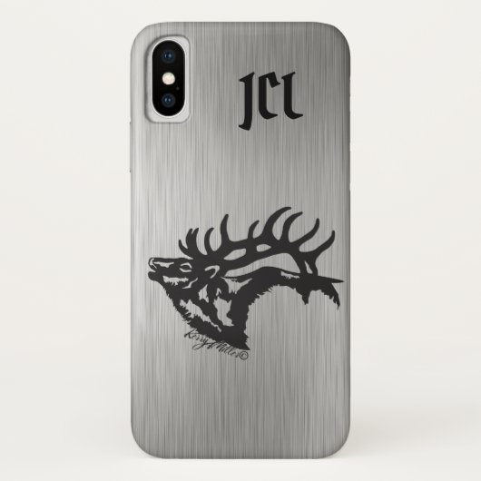 雄エルクのiPhoneケース Case-Mate iPhoneケース (裏面)