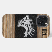 雄エルクのiPhoneケース iPhoneケース (裏面横)