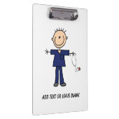 雄カスタム線図形ナース補助クリップボード クリップボード (右)