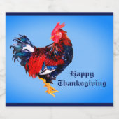 雄ガリン質オンドリパーソナライズされたスタ ビールラベル (シングルラベル)