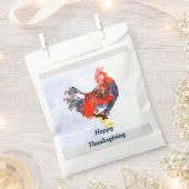 雄ガリン質オンドリパーソナライズされたスタ フェイバーバッグ (クリップ留めされた状態)