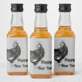 雄ガリン質オンドリパーソナライズされたスタ リキュールボトルラベル