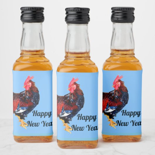 雄ガリン質オンドリパーソナライズされたスタ リキュールボトルラベル (ボトル)