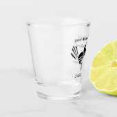 雄グラックブラックバードショットガラス ショットグラス (左)