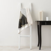 〔雄ジカの〕枝角と小鳥の亀甲猫 シェルパブランケット (インサイチュ)