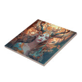 〔雄ジカの〕枝角ファンタジー タイル (側面)