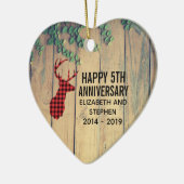 〔雄ジカの〕枝角付き鹿葉頭 セラミックオーナメント (左)