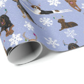 〔雄ジカの〕枝角雪片 ラッピングペーパー (ロールコーナー)