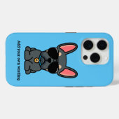 雄ブルータンフランスのブルドッグ Case-Mate iPhoneケース (裏面 (横))