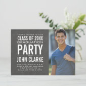 雄モダン卒者 | 卒業党招待状 招待状 (スタンド正面)